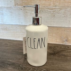 Rae Dunn “CLEAN” Soap Dispenser